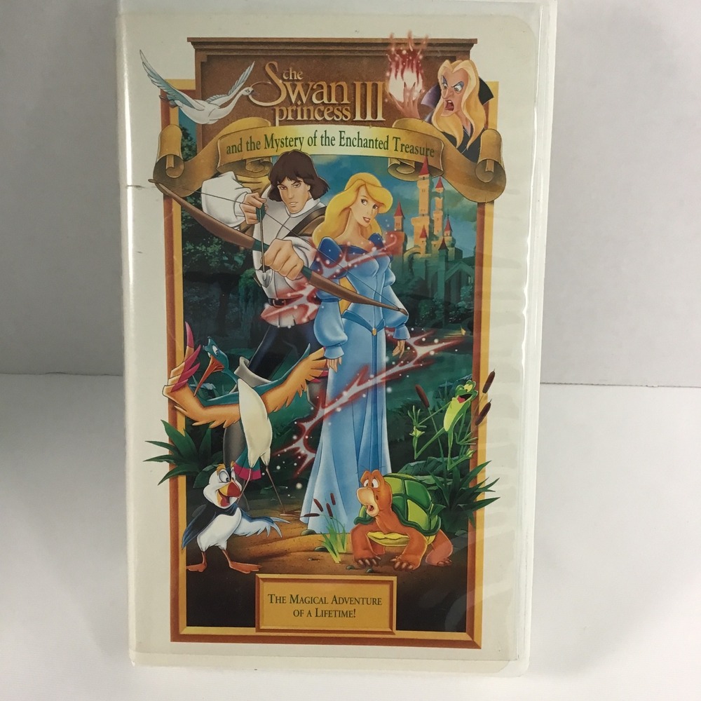 The Swan Princess III Mystery of the Enchanted Treasure VHS 1998 Clamshell Case - Picture 1 of 3